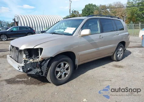 2004 Toyota Highlander V6 z USA, uszkodzony, nr VIN JTEEP21A640028715